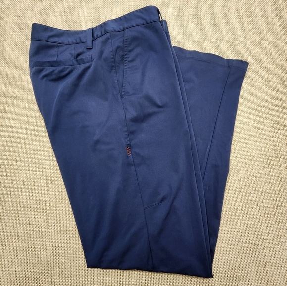Rhone Men's‎ Commuter Classic Performance Chino Golf Pants Blue Size 35x33 EUC - Picture 3 of 12